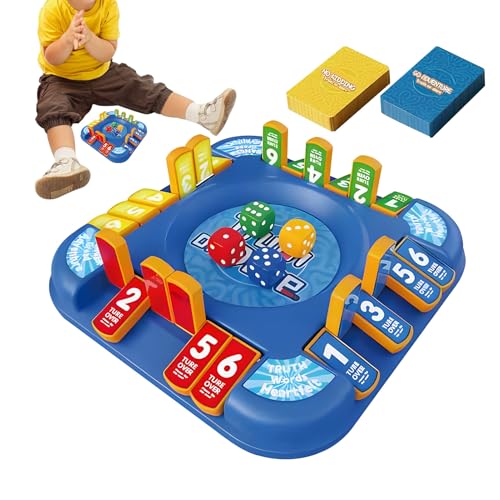 Dice Game, Party Toy, Fun Educational Activity Set, Interactive Board Kit, 7.24x7.24 Inches Compact Multiplayer Table, Family Entertainment for Kids Adults Friends Birthday Picnic Classroom Holiday Dice Game, Party Toy, Fun Educational Activity Set, Interactive Board Kit, 7.24x7.24 Inches Compact Multiplayer Table, Family Entertainment for Kids Adults Friends Birthday Picnic Classroom Holiday von zwxqe