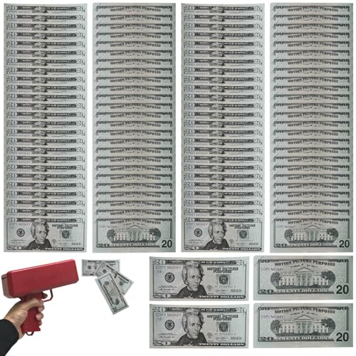 Dollar Bill Banknote, Movie Props Fake Dollars for Theatrical Use, Simulation Money for Pretend Play and Games, Educational Compact Toy Set, Boys Girls Teens Youth Women Mom Dad Dollar Bill Banknote, Movie Props Fake Dollars for Theatrical Use, Simulation Money for Pretend Play and Games, Educational Compact Toy Set, Boys Girls Teens Youth Women Mom Dad von zwxqe