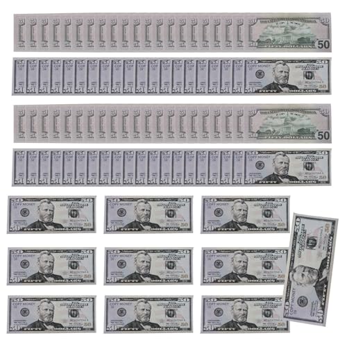 Dollar Bill Banknote, Movie Props Fake Dollars for Theatrical Use, Simulation Money for Pretend Play and Games, Educational Compact Toy Set, Boys Girls Teens Youth Women Mom Dad Dollar Bill Banknote, Movie Props Fake Dollars for Theatrical Use, Simulation Money for Pretend Play and Games, Educational Compact Toy Set, Boys Girls Teens Youth Women Mom Dad von zwxqe