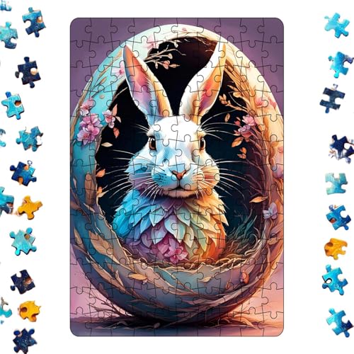 Easter Puzzle, Art Jigsaw Puzzle, Cute Bunny Design, Fun Holiday Activity, Challenging and Engaging, Perfect for Adults, Kids, Celebrations, Indoor Entertainment Easter Puzzle, Art Jigsaw Puzzle, Cute Bunny Design, Fun Holiday Activity, Challenging and Engaging, Perfect for Adults, Kids, Celebrations, Indoor Entertainment von zwxqe