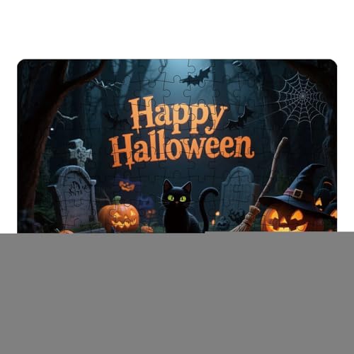 Halloween Puzzles Für Erwachsene - 130 Teile Kinderpuzzles Mit Kürbis Und Tieren Auch Für Familien | Lernspiel Für Kinder Erwachsene Spiel Familienabend Halloween Puzzles Für Erwachsene - 130 Teile Kinderpuzzles Mit Kürbis Und Tieren Auch Für Familien | Lernspiel Für Kinder Erwachsene Spiel Familienabend von zwxqe