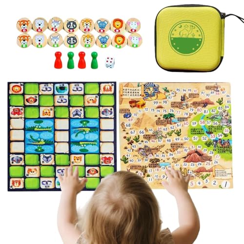 Kinder Brettspiele, Tragbare Tischspiele Für Familien Kinder, Interaktives Lernspielzeug Für Schule Reisen Zuhause Flugzeug Auto Familienabende von zwxqe
