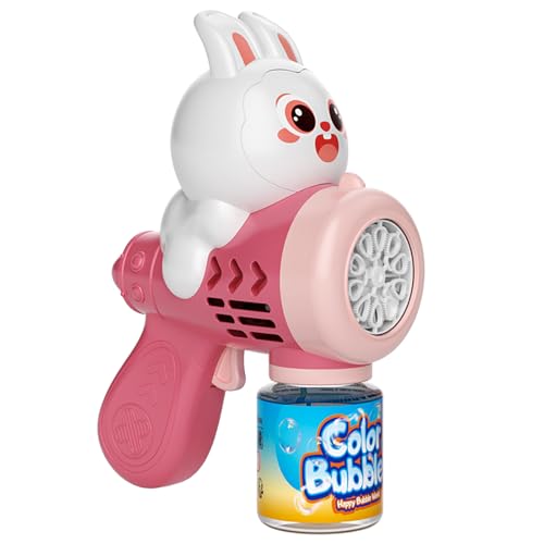 Kinder Seifenblasenmaschine - Elektrische Blasenspielmaschine in Tierform - Mit Ergonomischem Griff, Tragbar Für Outdoor-Momente Am, Picknick & Sinnesaktivitäten von zwxqe