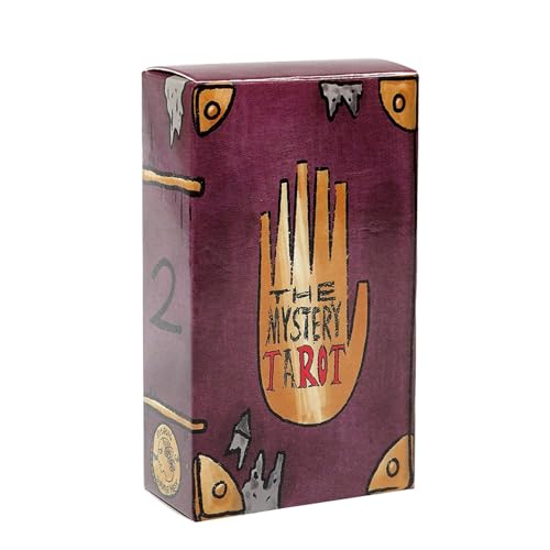 Mystery Tarot, 78 Stück Tarotkarten für Anfänger, Wahrsager-Spiel, vollständige englische Version, Tarot-Deck, Wahrsagungswerkzeug für Anfänger und Profis Mystery Tarot, 78 Stück Tarotkarten für Anfänger, Wahrsager-Spiel, vollständige englische Version, Tarot-Deck, Wahrsagungswerkzeug für Anfänger und Profis von zwxqe