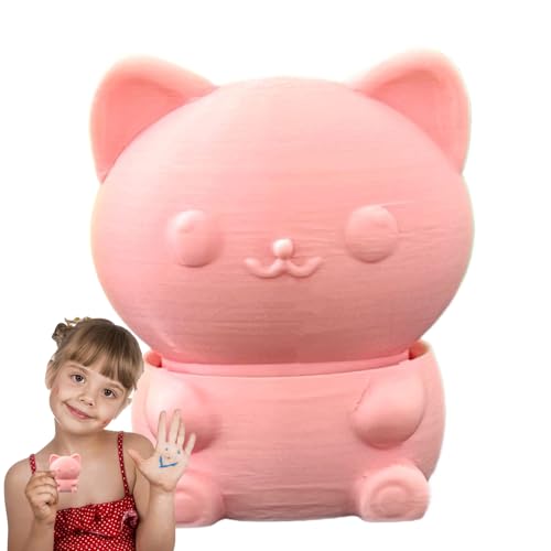 Spin Cat Toys Drehbares Stressspielzeug Lustige Spin Cat Ornament Entzückende Tier Sammlerstücke Lustige Dekoration für Zuhause Studio Restaurant Interaktives Spielen für Katzen von zwxqe