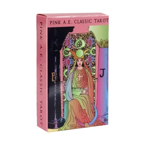 Tarotkarten, Tarotkarten-Set, Oracle Spirit Guide, 78 Stück, klassische Größe, 102 x 63 mm, positives Hexerei-Werkzeug, ideal zum Lernen von Tagebuch-Spreads, Weihnachten und Horror Tarotkarten, Tarotkarten-Set, Oracle Spirit Guide, 78 Stück, klassische Größe, 102 x 63 mm, positives Hexerei-Werkzeug, ideal zum Lernen von Tagebuch-Spreads, Weihnachten und Horror von zwxqe