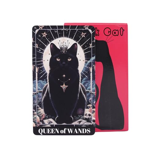 Tarotkarten für Anfänger, 78 Blatt Papier Tarotdek, interaktives Wahrsagerspiel für spirituelle Suchende, voll englische Wahrsagerkarte für Teamaktivitäten, Gruppenmessung von zwxqe