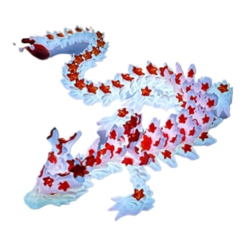 Three-Dimensional Printed Dragon Toy, Glowing in The Dark Dragon Toy, Articulated Dragon Sculpture, Flexible Dragon Toy, 3D Printed Flexible Dragon, Glowing Dragon Sculpture, Dragon Home Decor Three-Dimensional Printed Dragon Toy, Glowing in The Dark Dragon Toy, Articulated Dragon Sculpture, Flexible Dragon Toy, 3D Printed Flexible Dragon, Glowing Dragon Sculpture, Dragon Home Decor von zwxqe