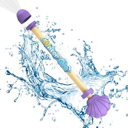 Wasserspistole - Muschelförmiger Pool-Wasserwerfer - Ausziehbarer Großvolumen-Wasserstrahler Für Draußenspiele Mädchen Sommer Poolaktivitäten von zwxqe