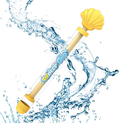 Wasserspritz-Spielzeug,Muschel-Wasserpistole | Ausziehbarer Großvolumen-Wasserstrahler Für Draußenspiele Mädchen Sommer Poolaktivitäten von zwxqe