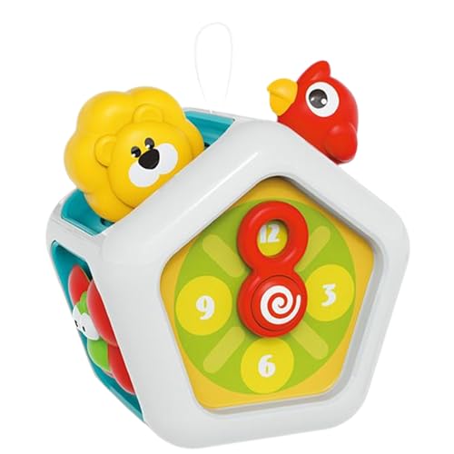 zwxqe Activity Cube, Sensory Learning Cube, Interactive Fidget Educational Development Toy, Ideal for 12-18 Months, Toddler, Boys, Girls, Preschool Learning von zwxqe
