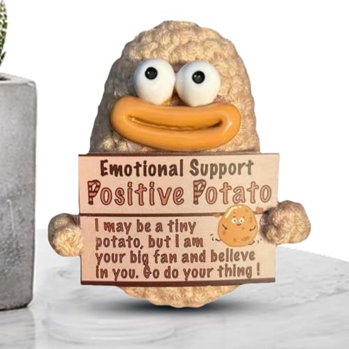 zwxqe Crochet Potato Doll, Inspirational Knitting Toy, Handcrafted Appreciation Doll, for Teachers, Unique Bedroom, Living Room, Study Room, and Car Decor zwxqe Crochet Potato Doll, Inspirational Knitting Toy, Handcrafted Appreciation Doll, for Teachers, Unique Bedroom, Living Room, Study Room, and Car Decor von zwxqe