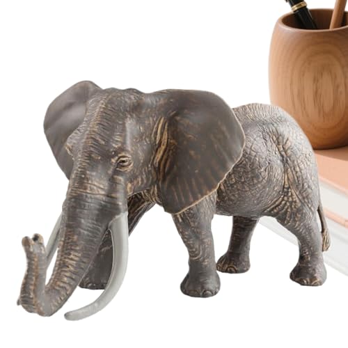 zwxqe Elefant Figur - Elefant Modell Lernspielzeug - Naturalistische Skulptur Dekoration Lernspielzeug Für Wohnzimmer Schlafzimmer Garten & Terrasse zwxqe Elefant Figur - Elefant Modell Lernspielzeug - Naturalistische Skulptur Dekoration Lernspielzeug Für Wohnzimmer Schlafzimmer Garten & Terrasse von zwxqe