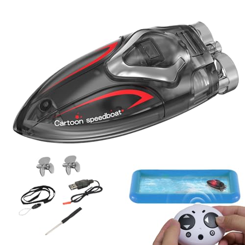 zwxqe Ferngesteuertes Boot Für Kinder,Tragbare Schnellboote Spielzeug | 2,4 GHz Mini Manöver Speedboot, Tragbares Badespielzeug Für Badewanne Waschbecken Pool Zuhause zwxqe Ferngesteuertes Boot Für Kinder,Tragbare Schnellboote Spielzeug | 2,4 GHz Mini Manöver Speedboot, Tragbares Badespielzeug Für Badewanne Waschbecken Pool Zuhause von zwxqe