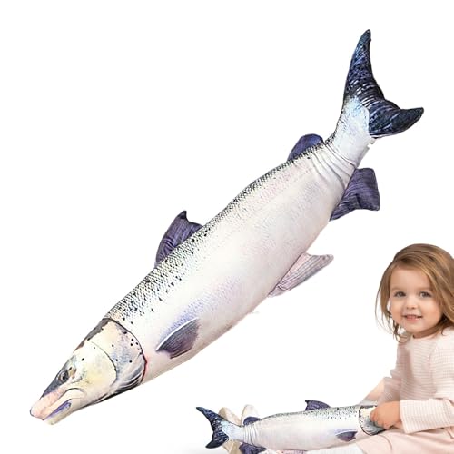 zwxqe Fish Doll, Stuffed Cartoon Simulation Fish Plush Toy, 23.6 Inch Soft Animal, Cozy Plush Toy Pillows for Kids, Adults, Girls, and Boys, Perfect for Playtime, and Room Decor zwxqe Fish Doll, Stuffed Cartoon Simulation Fish Plush Toy, 23.6 Inch Soft Animal, Cozy Plush Toy Pillows for Kids, Adults, Girls, and Boys, Perfect for Playtime, and Room Decor von zwxqe