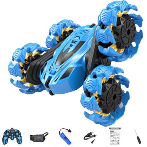 zwxqe Gesture RC Car, Hand Controlled Remote Control Stunt Car, 360° Rotating Drift Vehicle with Rechargeable Battery, Ideal for Kids, Children, Toddler, Interactive Play von zwxqe