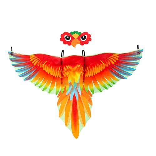 zwxqe Kids Bird Costume, Boys Parrot Wings Outfit, Colorful Role-Play Attire for Dress-Up, School Performances, and Masquerade Parties, Fun and Comfortable Animal-Themed Wear zwxqe Kids Bird Costume, Boys Parrot Wings Outfit, Colorful Role-Play Attire for Dress-Up, School Performances, and Masquerade Parties, Fun and Comfortable Animal-Themed Wear von zwxqe