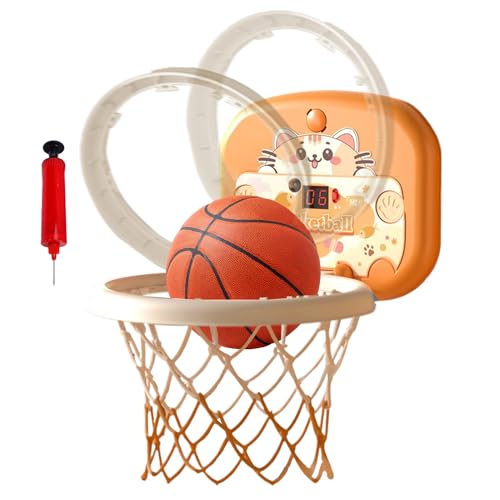 zwxqe Mini Hoop, Kids Set, Wall Mounted Basketball Game, Interactive Sports Toy with Scoreboard for Boys, Girls, Home, School, Bedroom, Living Room Play, Indoor Activity Fun and Skill Practice von zwxqe