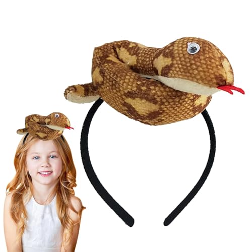 zwxqe Niedliches Tier-Stirnband, charmanter Damen-Haarreifen, auffälliges Schlangenkostüm-Haarband, einzigartige und tragbare Cosplay-Requisite für Partys, Events und Verkleidungen zwxqe Niedliches Tier-Stirnband, charmanter Damen-Haarreifen, auffälliges Schlangenkostüm-Haarband, einzigartige und tragbare Cosplay-Requisite für Partys, Events und Verkleidungen von zwxqe