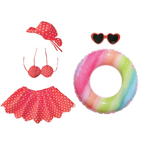 zwxqe Porch Geese Clothes, Lawn Outfits, Bikini Swimming Ring with Hat and Sunglasses, Fun Tropical Garden Costume Set, Perfect for 23 Inch Statues, Outdoor Patio, Yard Decor, Pink zwxqe Porch Geese Clothes, Lawn Outfits, Bikini Swimming Ring with Hat and Sunglasses, Fun Tropical Garden Costume Set, Perfect for 23 Inch Statues, Outdoor Patio, Yard Decor, Pink von zwxqe