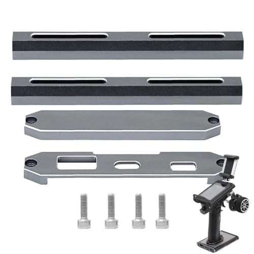 zwxqe RC Transmitter Protector, Aluminum Alloy Protective Bracket, Upgrade Accessories, Sturdy and Lightweight Lower Shell Frame, Modification Parts for Remote Control von zwxqe