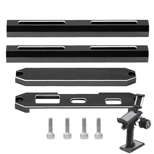 zwxqe RC Transmitter Protector, Aluminum Alloy Protective Bracket, Upgrade Accessories, Sturdy and Lightweight Lower Shell Frame, Modification Parts for Remote Control von zwxqe