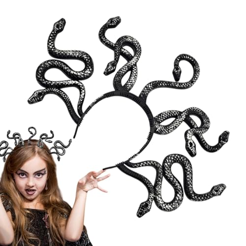 zwxqe Schlangen-Stirnband-Kostüm, Party-Kopfschmuck, Schlangen-Stirnband-Kopfschmuck, Halloween-Cosplay-Kostüm-Kopfschmuck, Schlangen-Kopfbedeckung für Partys, Schlangen-Kostüm-Zubehör, zwxqe Schlangen-Stirnband-Kostüm, Party-Kopfschmuck, Schlangen-Stirnband-Kopfschmuck, Halloween-Cosplay-Kostüm-Kopfschmuck, Schlangen-Kopfbedeckung für Partys, Schlangen-Kostüm-Zubehör, von zwxqe