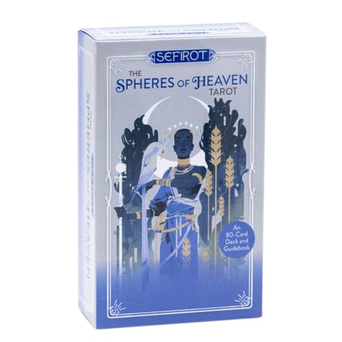 zwxqe The Spheres of Heaven Tarot, Oracle Divination Deck, Mystical Fortune-Telling Cards, Celestial-Themed Tarot Set, English Edition, Ideal for Beginners and Spiritual Readings zwxqe The Spheres of Heaven Tarot, Oracle Divination Deck, Mystical Fortune-Telling Cards, Celestial-Themed Tarot Set, English Edition, Ideal for Beginners and Spiritual Readings von zwxqe