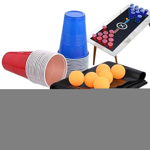 zwxqe Trinkspiele | Interaktive Tischtennis Spiele - Gesellschaftsspiele Für Erwachsene Gruppe Soziale Aktivitäten Teambuilding Wochenendtreffen Geburtstagsfeier von zwxqe