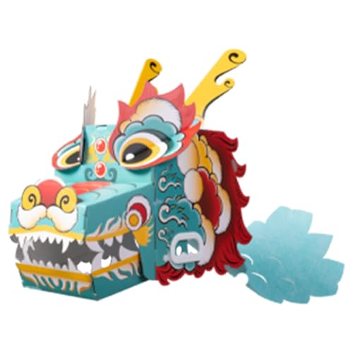 zwxqe Wearable Cardboard Dragon Toys, 3d Dragon Cardboard Making Toy, Traditional Kids Playset Toys, Wearable Children Clothing Cartoon Creative for Boys, Girls, Kids Entertainment zwxqe Wearable Cardboard Dragon Toys, 3d Dragon Cardboard Making Toy, Traditional Kids Playset Toys, Wearable Children Clothing Cartoon Creative for Boys, Girls, Kids Entertainment von zwxqe