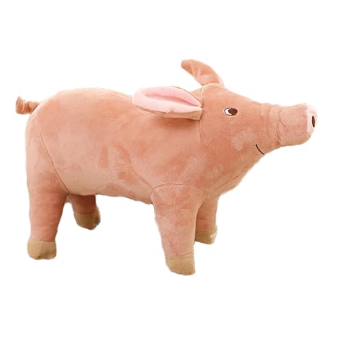 zxmbeddings Pink Pig Stofftier, 3D-Schweinchen, Plüschkissen, niedliches Spielzeug für Kinder, 39,9 cm zxmbeddings Pink Pig Stofftier, 3D-Schweinchen, Plüschkissen, niedliches Spielzeug für Kinder, 39,9 cm von zxmbeddings