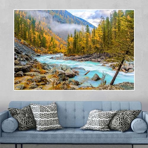 1000 Teile Puzzle Retro Poster Heimdekoration Leinwand Wandkunst Dekoration Ölgemälde Schlafzimmer Badezimmer Wandbild Puzzle Puzzle Puzzle 50 x 70 cm von zysnb