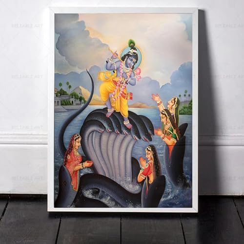 1000-teiliges Puzzle, Retro-Ölgemälde, Tempel, Shiva, Leinwandgemälde, Wandkunst, religiöses Poster, Heimdekoration, Puzzle, Puzzle, 50 x 70 cm von zysnb